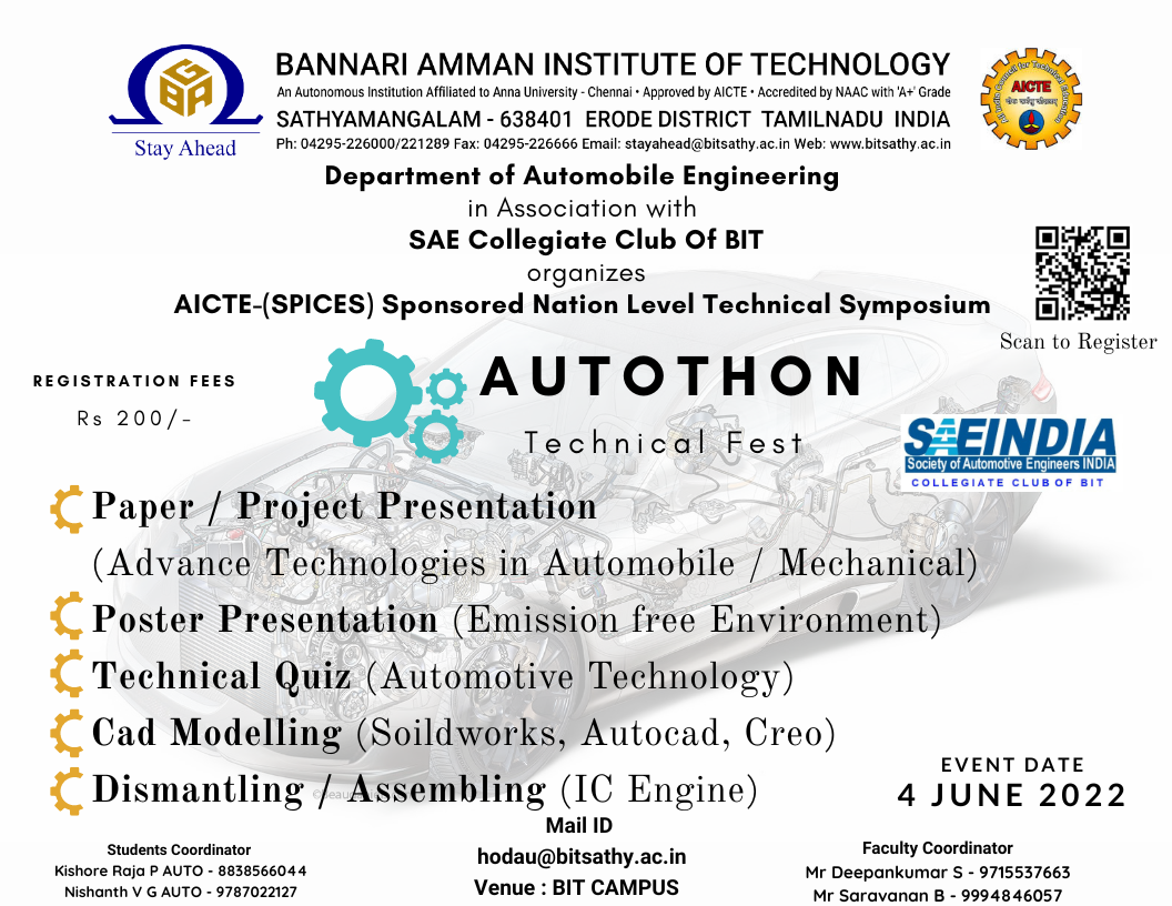 Autothon Technical Fest 2022